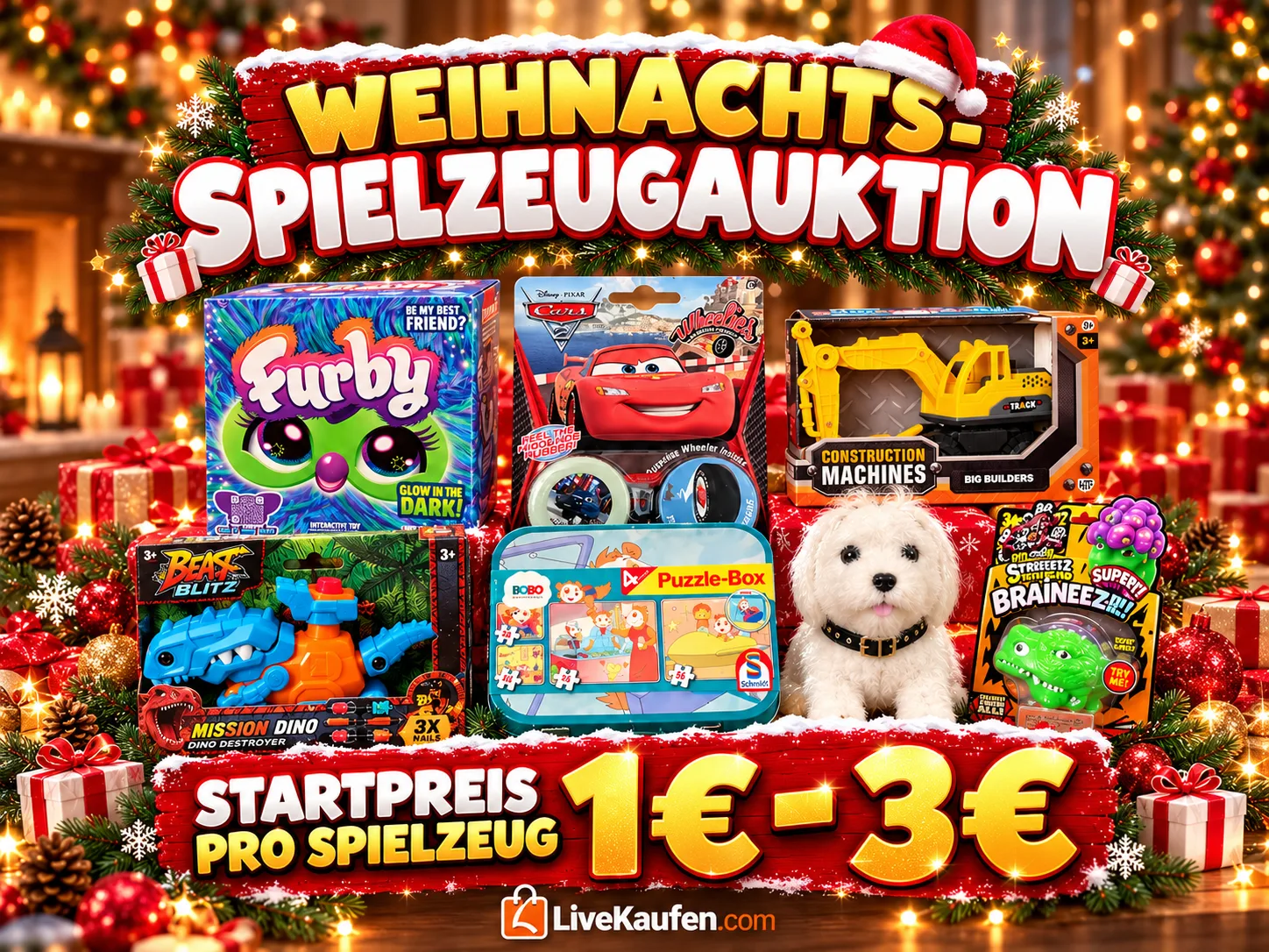 Weihnachts-Spielzeugauktion