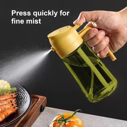 Ölsprühflasche aus Glas 300ml – Bild 2