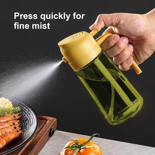 Ölsprühflasche aus Glas 300ml – Bild 2