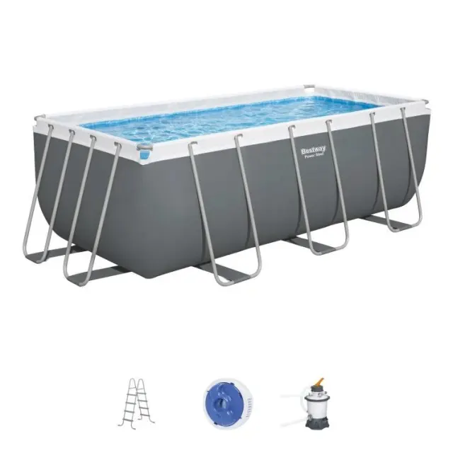 Bestway Power Steel Pool 4,12 x 2,01 x 1,22 m – Blitz-Auktion ab 1 € – Bild 3