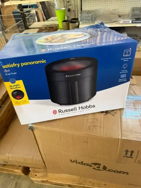 Russell Hobbs satisfry panoramic Heißluftfritteuse 5 l schwarz