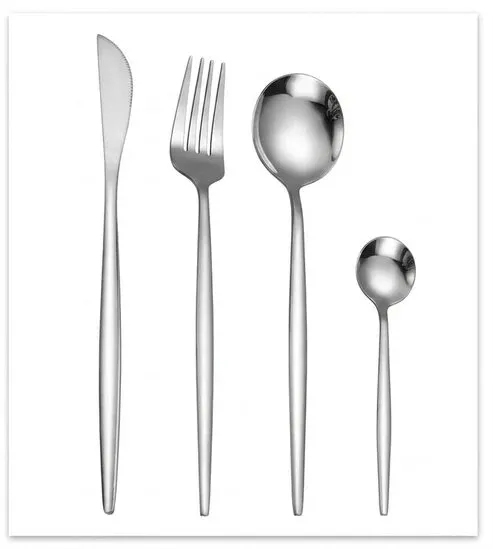 Besteckset 24 Teile - Silber – Bild 1