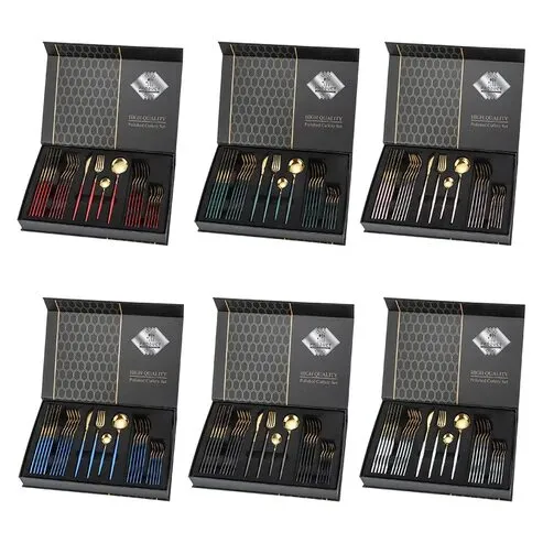 Besteckset 24 Teile - Silber – Bild 2