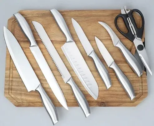 Küchenmesser Set 16-teilig mit Holzblock – Bild 2
