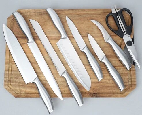 Küchenmesser Set 16-teilig mit Holzblock – Bild 2