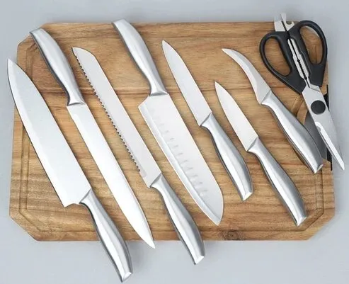Küchenmesser Set 16-teilig mit Holzblock – Bild 2