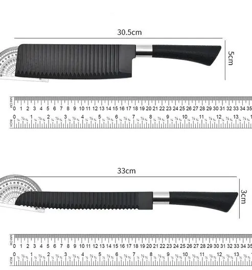 6-Teiliges Messerset schwarz – Bild 3