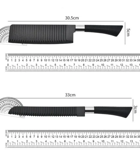6-Teiliges Messerset schwarz – Bild 3