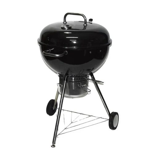 Kugelgrill mit Trolley und Smoker-Funktion – Auktionsbild