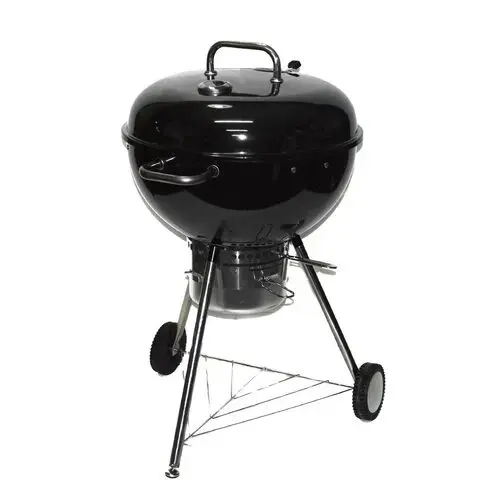 Kugelgrill mit Trolley und Smoker-Funktion – Bild 1