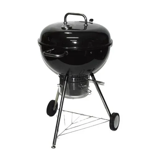Kugelgrill mit Trolley und Smoker-Funktion – Bild 1