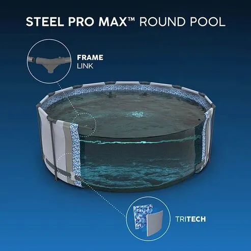 Bestway Pool 3.66m x 1.22 rund – Bild 3
