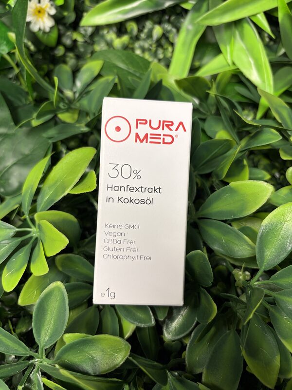 Pura Med Hanfextrakt in Kokosöl 30% 1 g