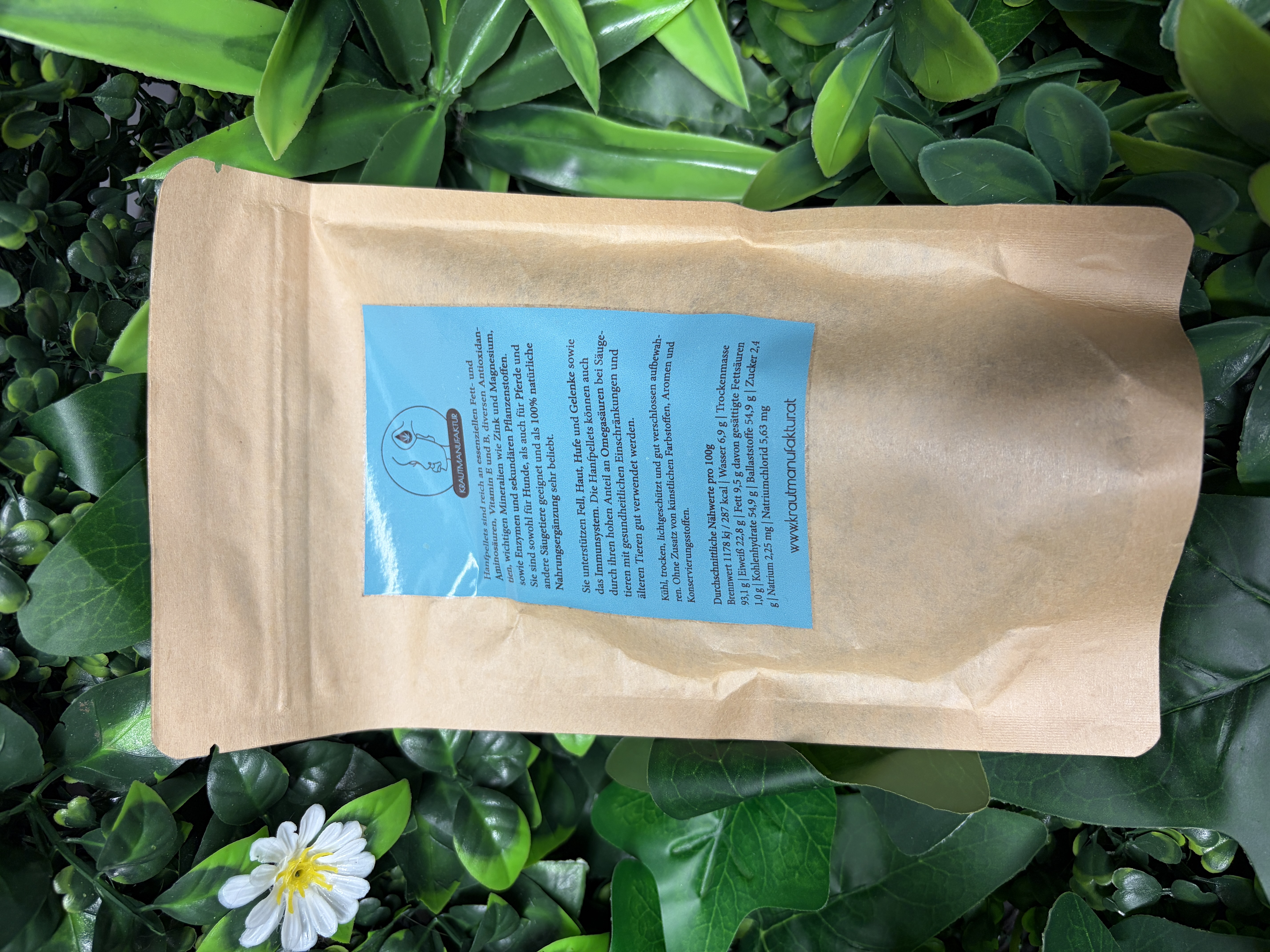 Krautmanufaktur Hanf Pellets vegan glutenfrei 170 Gramm – Bild 2