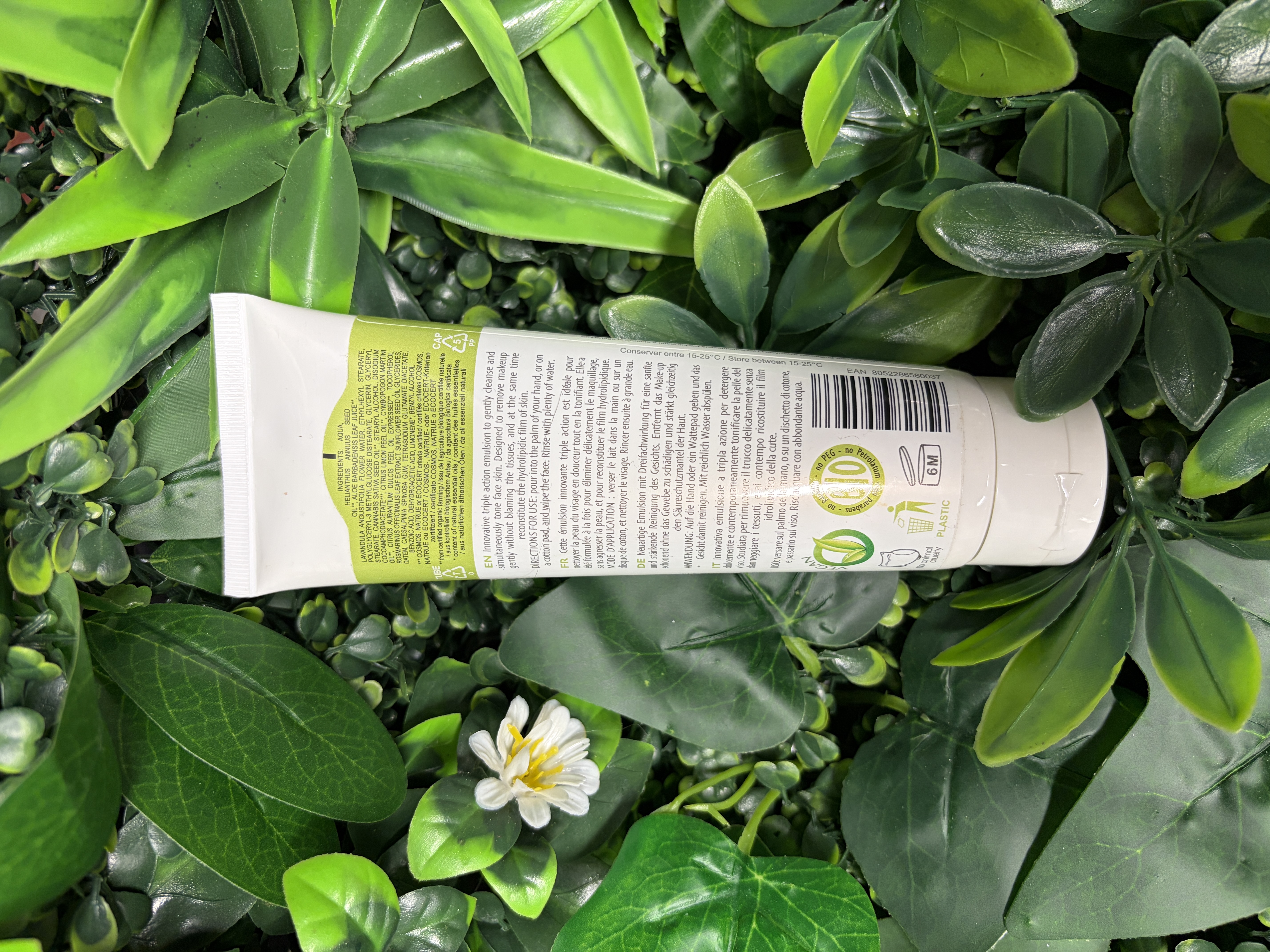 Hemphilia Gesichtsreinigungsmilch 125 ml Hanf biologisch – Bild 2