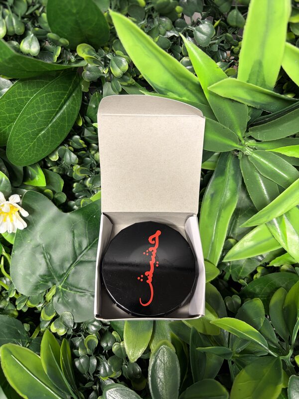 Grinder Metall 2-teilig Schwarz mit roter Schrift