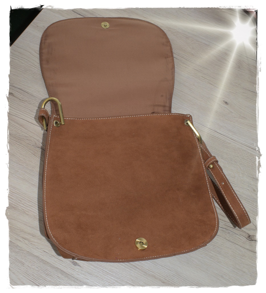 Wildleder-Satteltasche – Bild 2