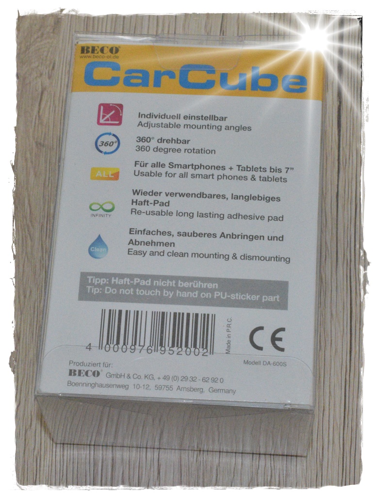 Universal-Handyhalterung (Beco CarCube) – Bild 3