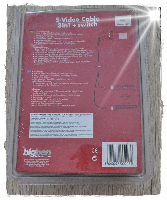 Interactive S-Video Cable 3in1 + Switch (bigben) – Bild 2