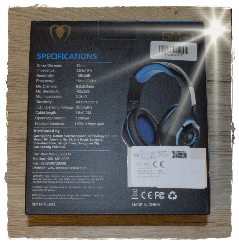 Beexcellent GM-1 Gaming-Headset – Bild 2