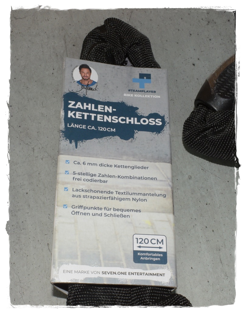 Fahrrad-Kettenschloss mit 5-stelligem Zahlencode – Bild 2
