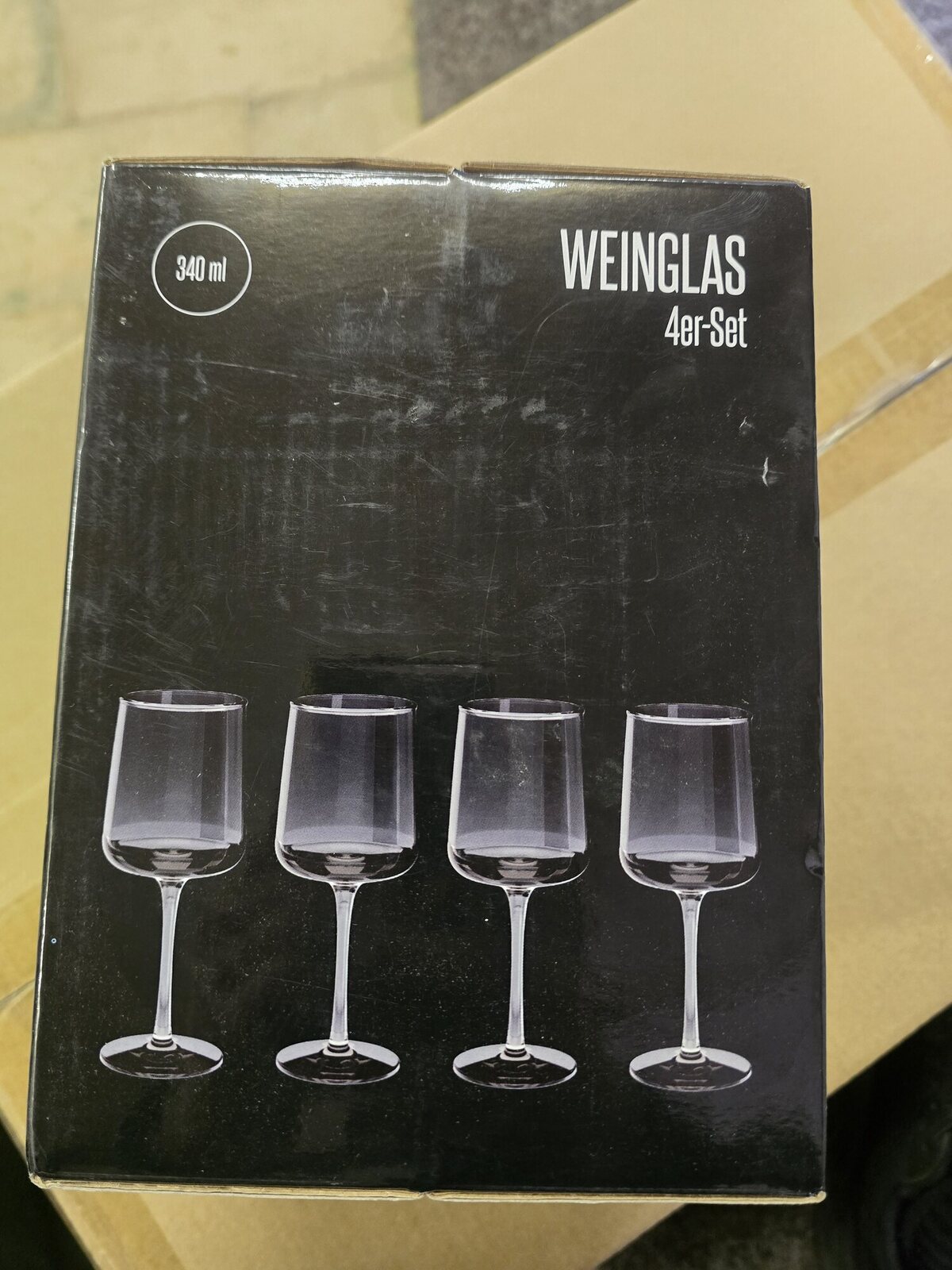 Das perfekte Dinner Weinglas 4er set – Bild 2