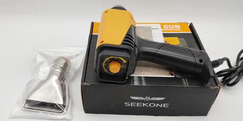 SEEKONE Heißluftpistole 3-teilig mit Metalldüse – Bild 5