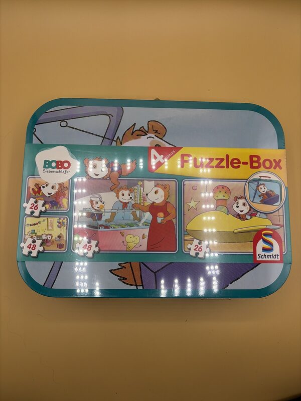 Schmidt Puzzle-Box Bobo Siebenschläfer 4-teilig Puzzles – Bild 1