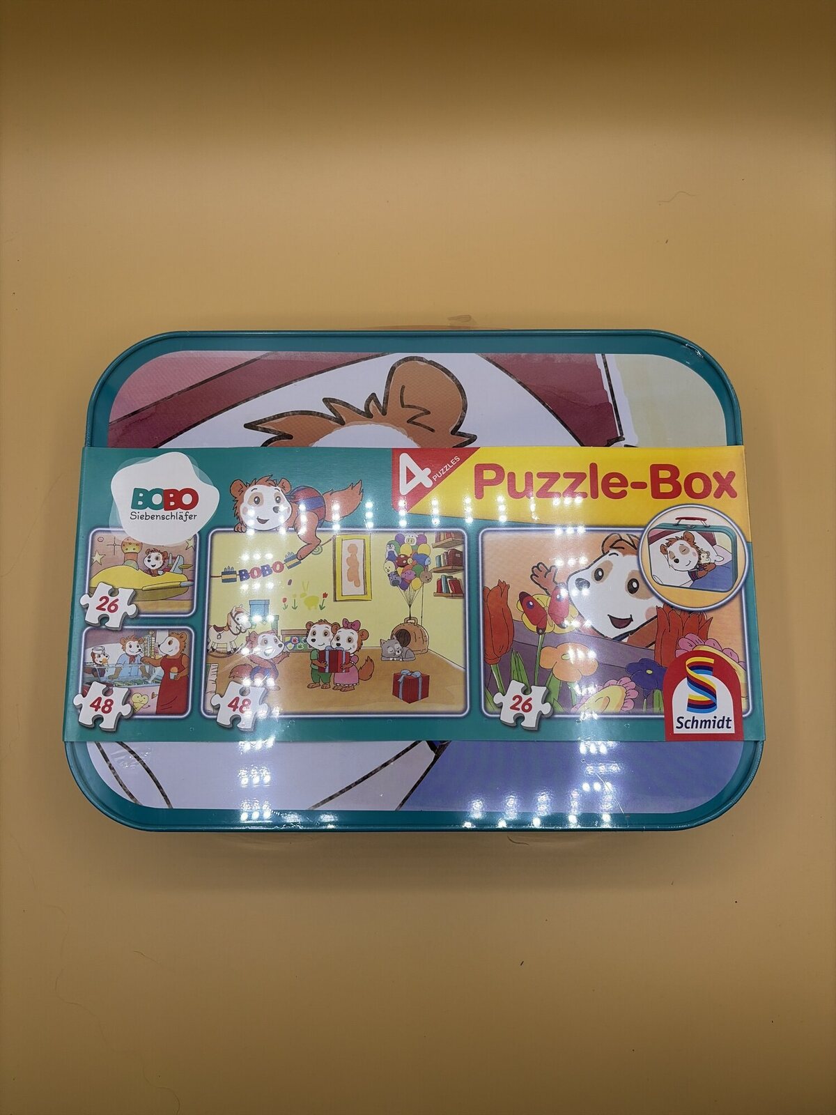 Schmidt Puzzle-Box Bobo Siebenschläfer 4-teilig Puzzles – Bild 2