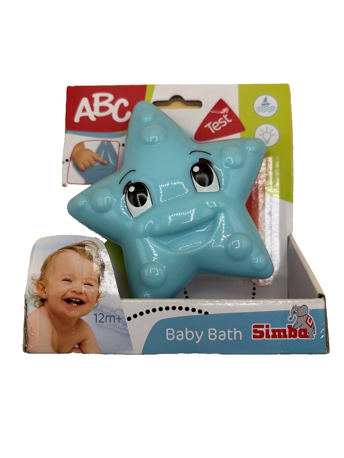 Simba Baby Badewannenspielzeug Sternform 1 Stück blau