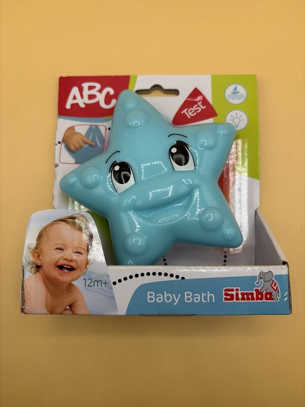 Simba Baby Badewannenspielzeug Sternform 1 Stück blau – Bild 2