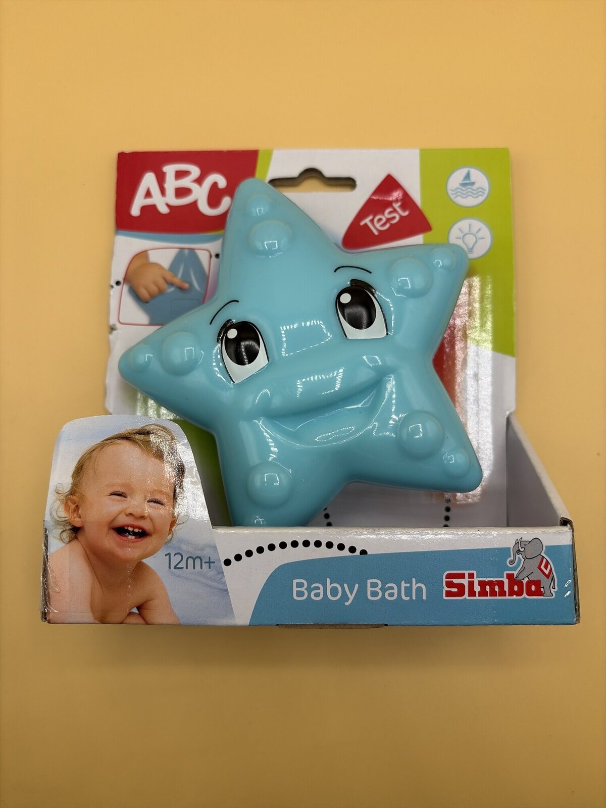 Simba Baby Badewannenspielzeug Sternform 1 Stück blau – Bild 2