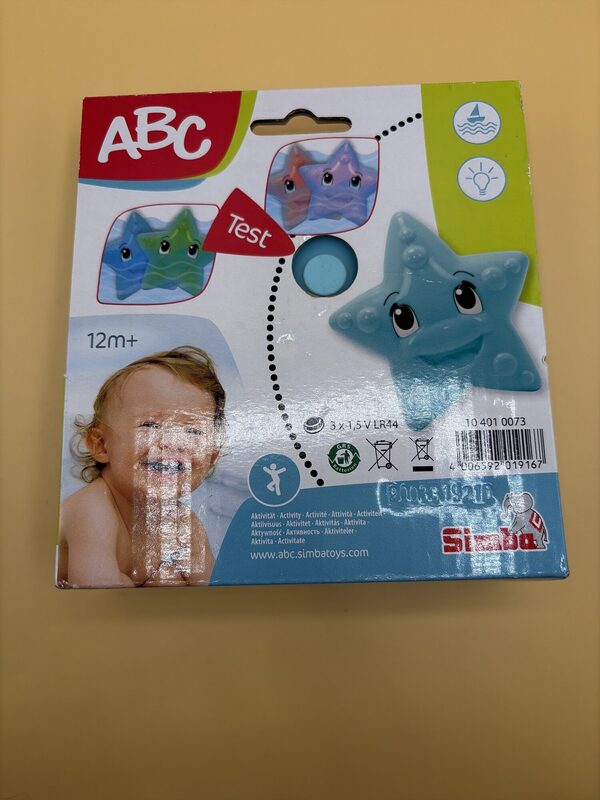 Simba Baby Badewannenspielzeug Sternform 1 Stück blau – Bild 3