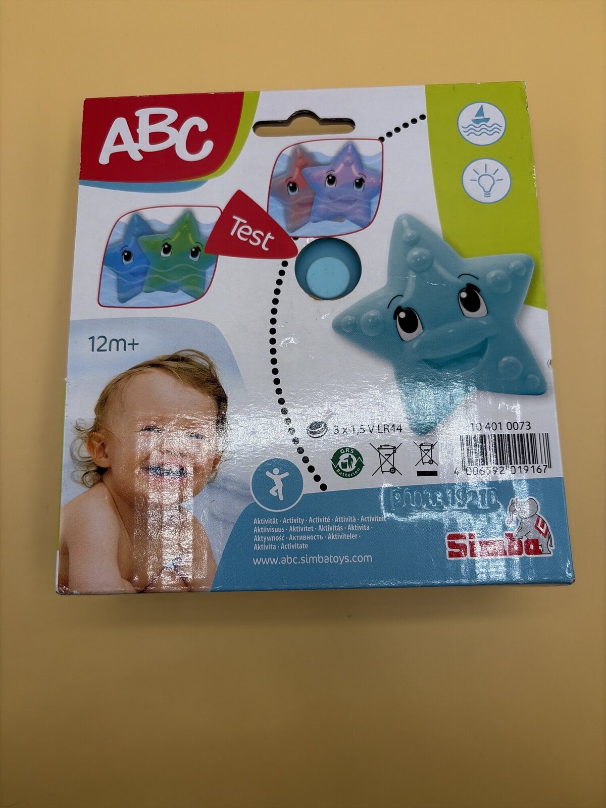 Simba Baby Badewannenspielzeug Sternform 1 Stück blau – Bild 3