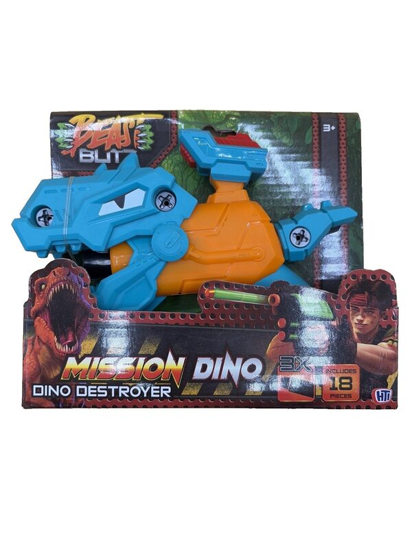 Beast Blitz Mission Dino Dino Destroyer Spielzeug 18-teilig – Bild 1