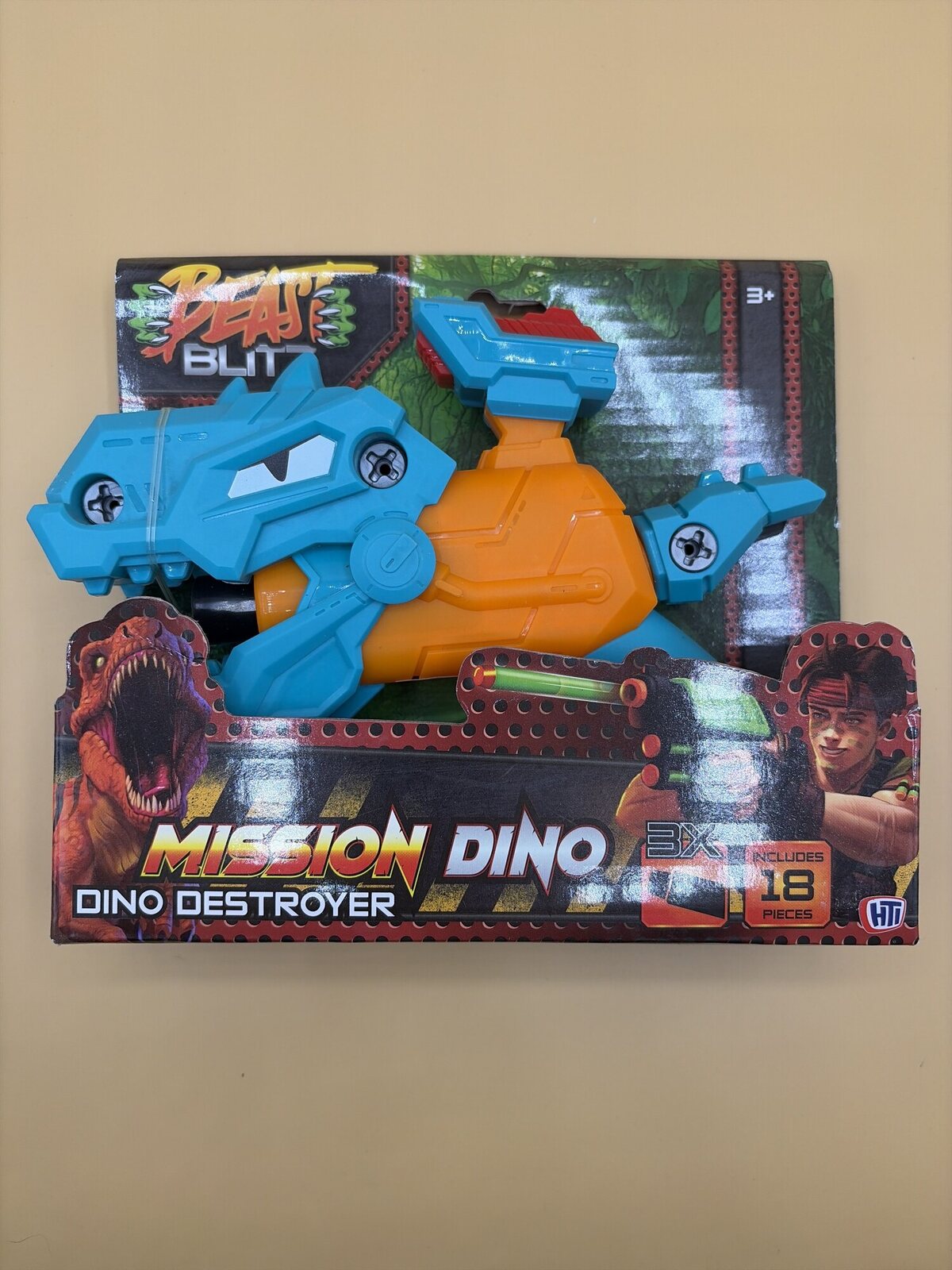 Beast Blitz Mission Dino Dino Destroyer Spielzeug 18-teilig – Bild 2