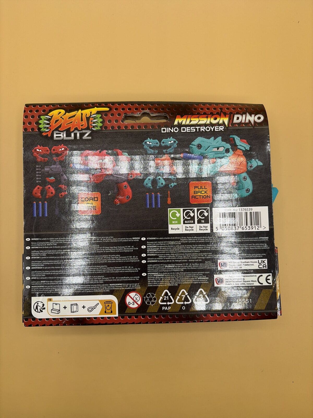Beast Blitz Mission Dino Dino Destroyer Spielzeug 18-teilig – Bild 3