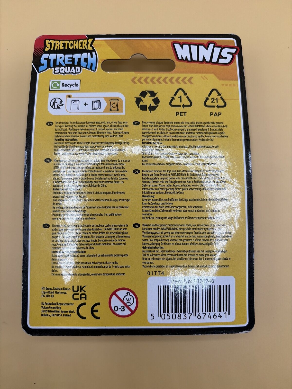 Stretcherz Stretch Squad Minis rote Affenfigur 1 Stück – Bild 3