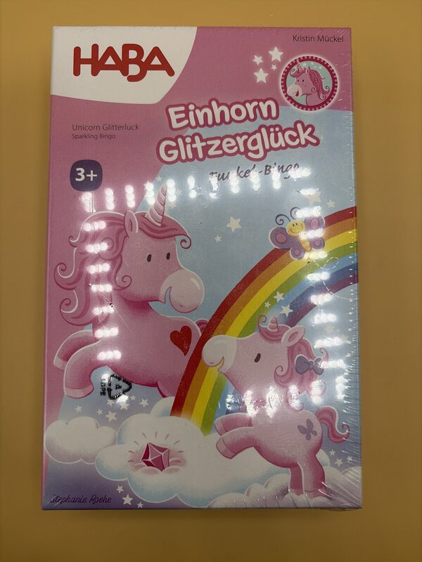 HABA Einhorn Glitzerglück Bingo-Spiel für Kinder ab 3 Jahren – Bild 1