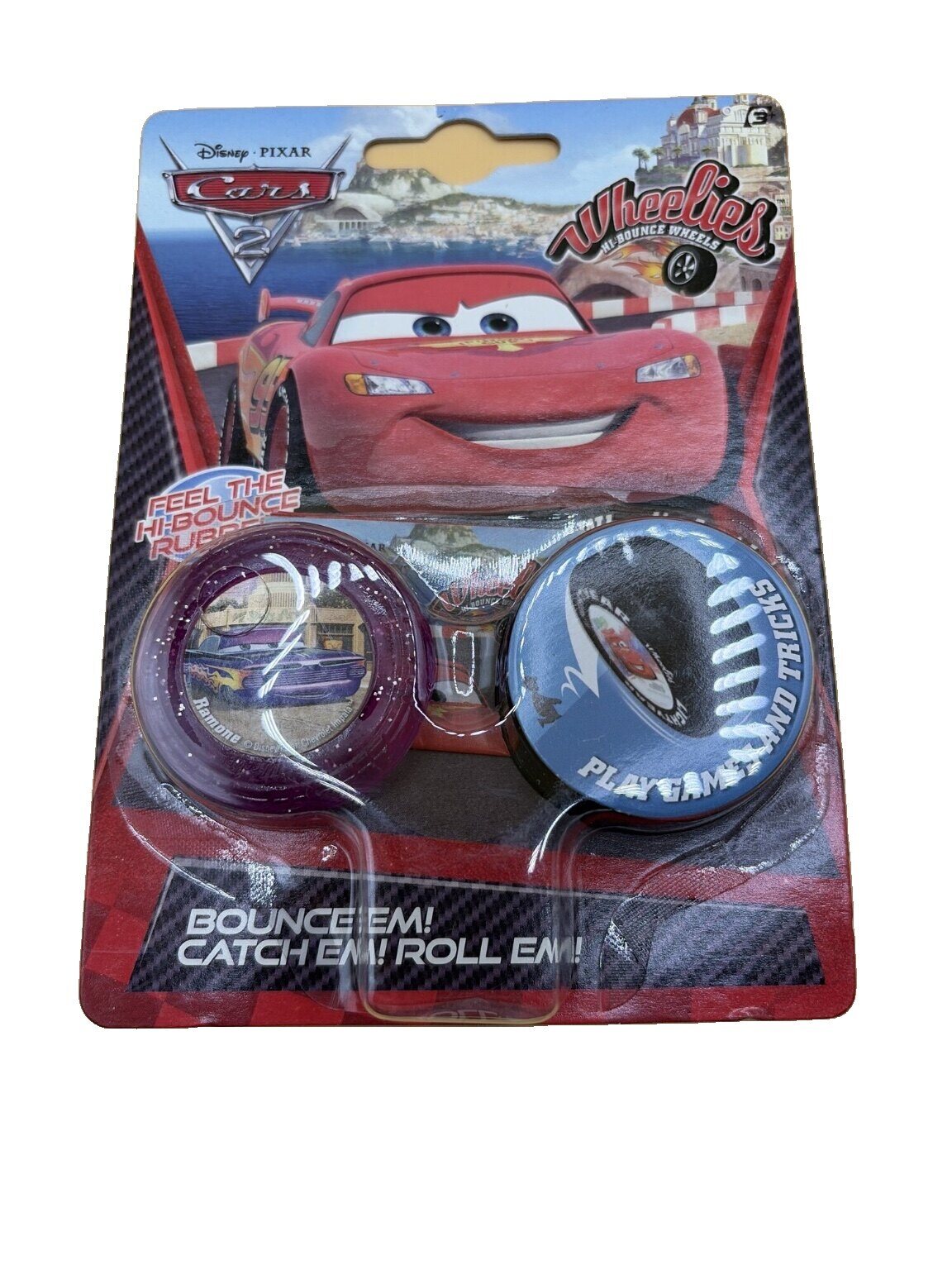 Disney Pixar Cars 2 Wheelies Spielzeug 2 Stück Bounce Wheels