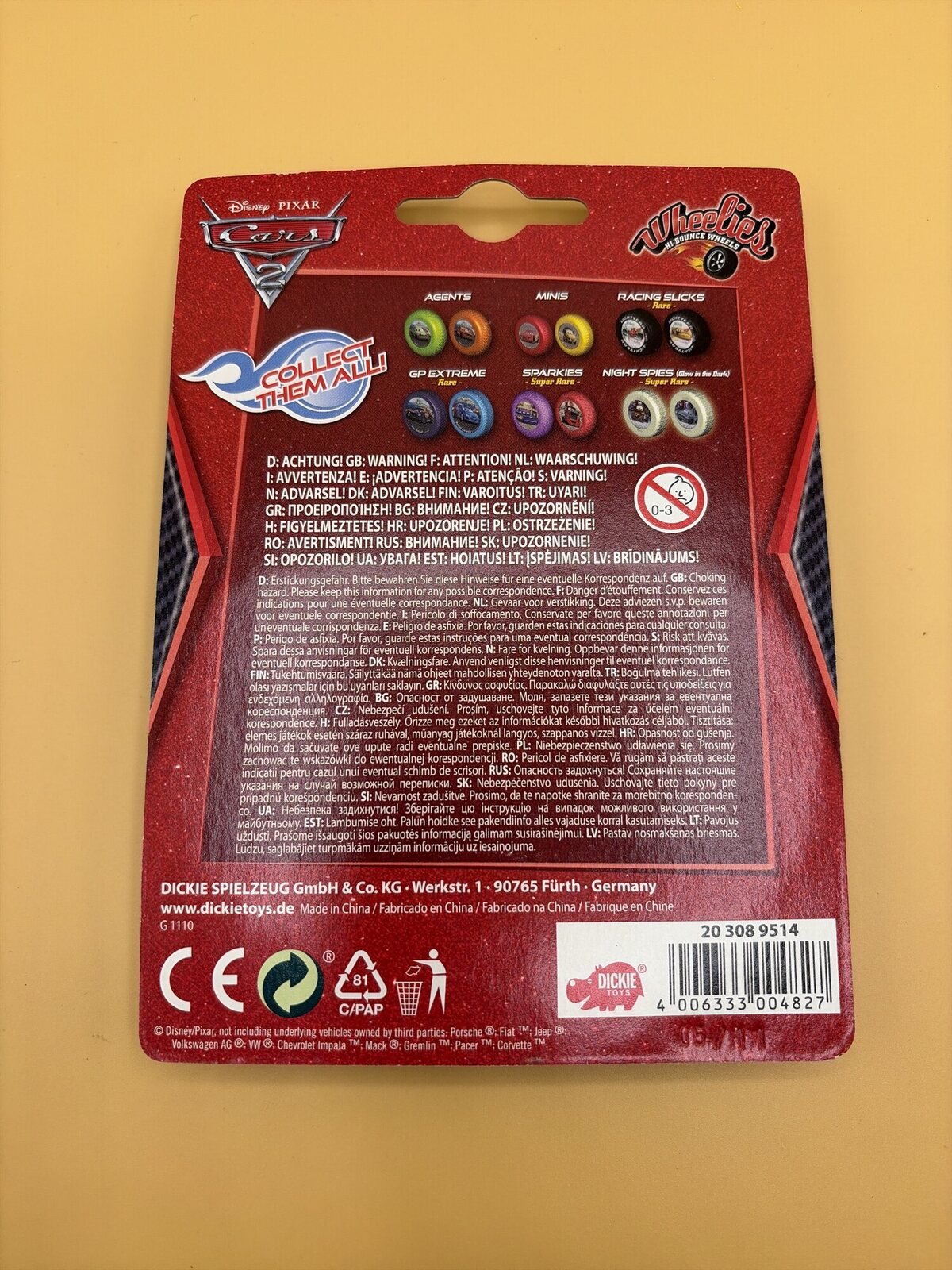 Disney Pixar Cars Wheelies Spielzeug 2 Stück Bounce Wheels – Bild 3