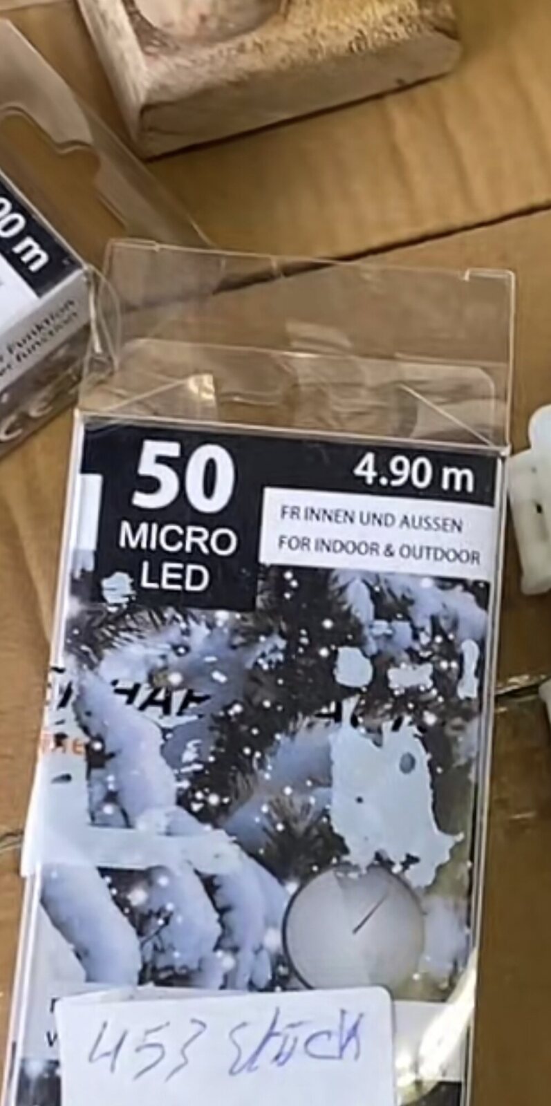 Titel: 50 Micro LED Lichterkette – 4,90 m – Innen & Außen
