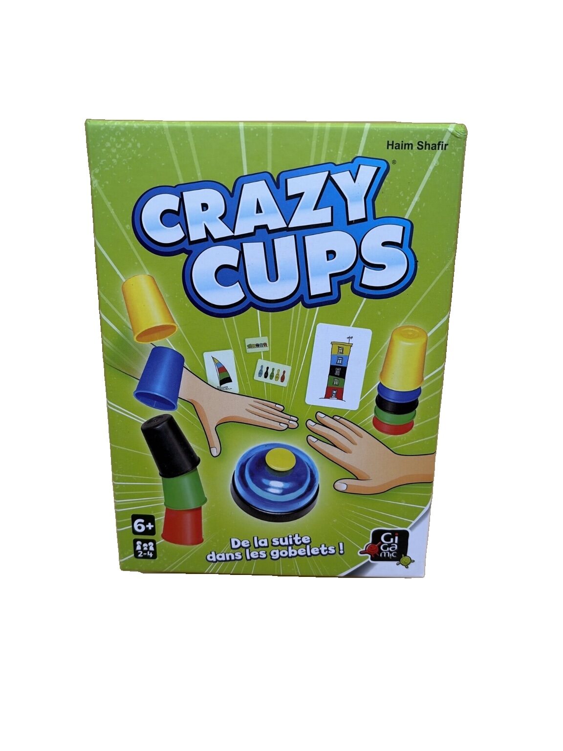 Gigamic Crazy Cups Spiel für 2-4 Spieler ab 6 Jahren