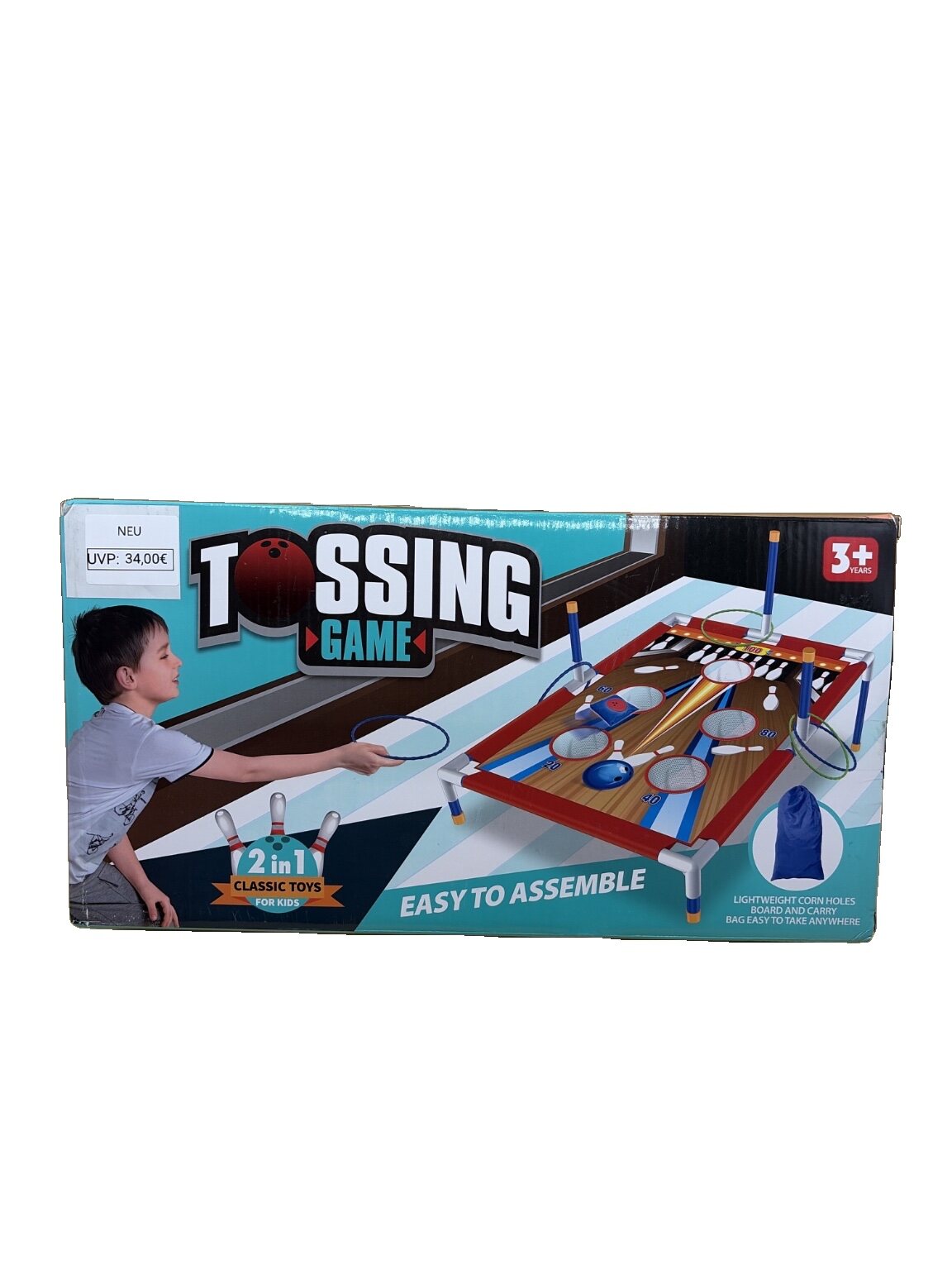 Tossing Game 2 in 1 Classic Toys Werfspiel mit Beuteln