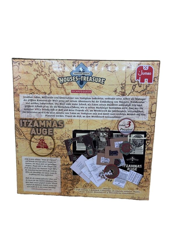 Jumbo Houses of Treasure Itzamnas Auge Brettspiel 3 Puzzles – Bild 2