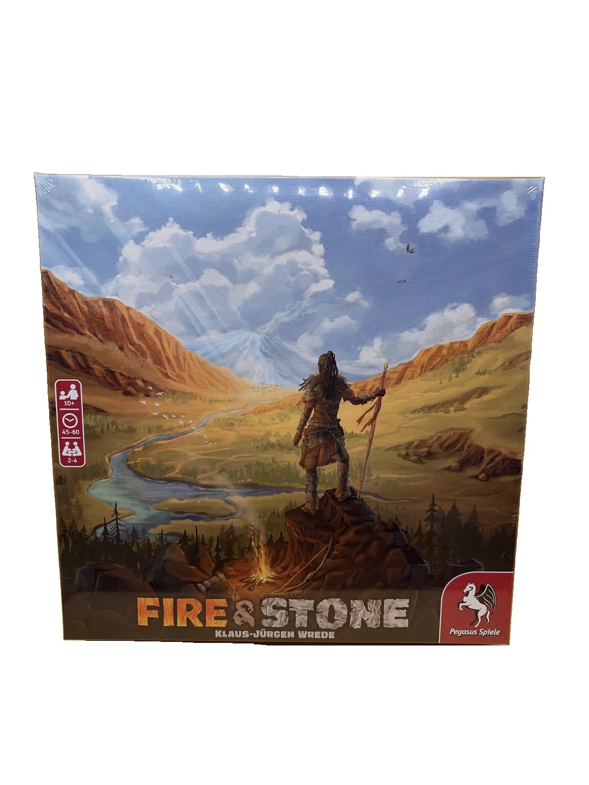 Pegasus Spiele Fire & Stone Brettspiel 2-4 Spieler ab 10 Jahren