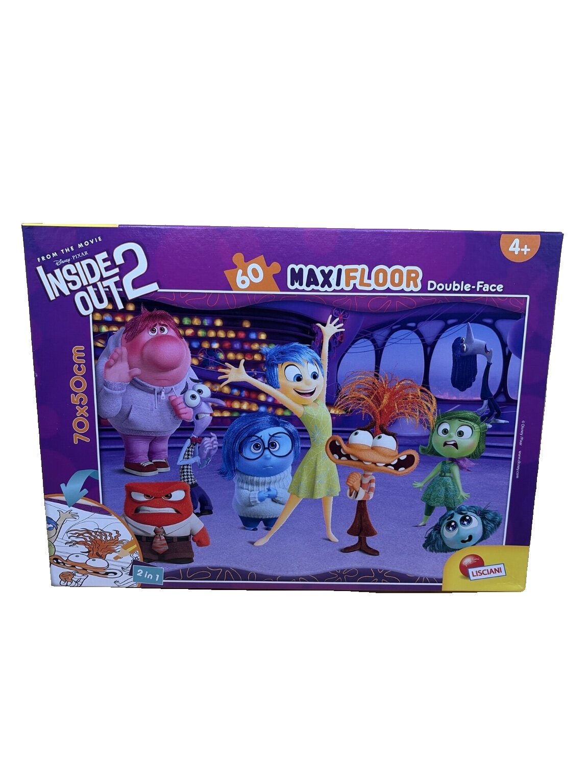 Lisciani Puzzle Maxi Floor Inside Out 2 60-teilig 70x50 cm