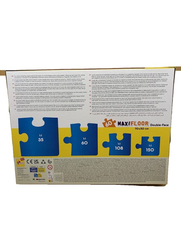 Lisciani Puzzle Maxi Floor Inside Out 2 60-teilig 70x50 cm – Bild 2