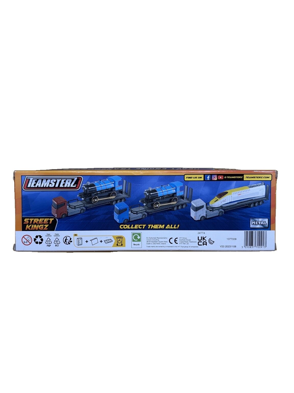 Teamsterz Heavy Engine Transporter Spielzeug LKW Metall – Bild 2