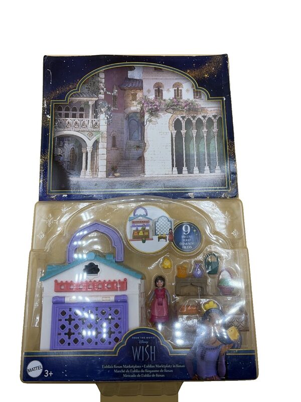 Mattel Wish Spielzeug Marktplatz 9-teilig Kinder ab 3 – Bild 1